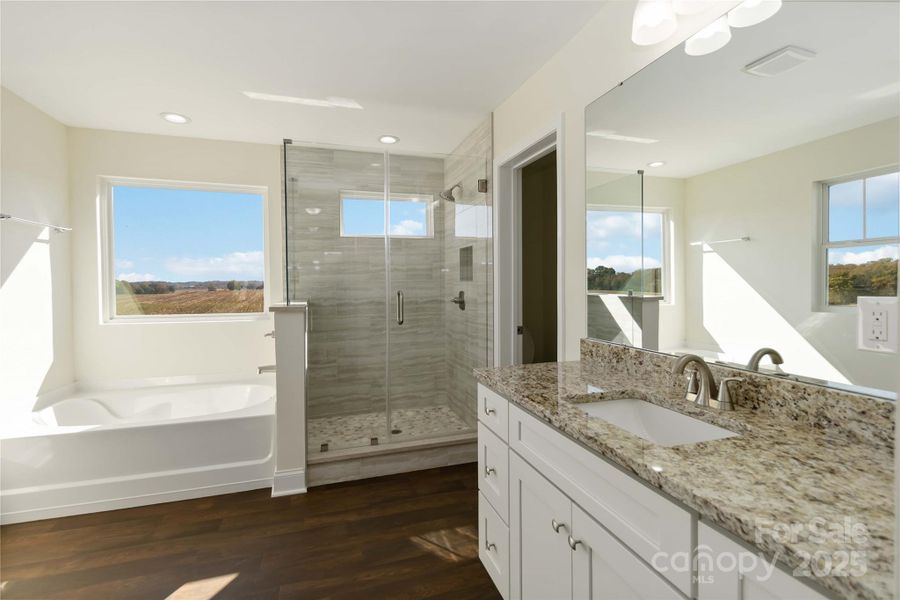 Furnished interior view inside a new home in , Monroe (Image 8).