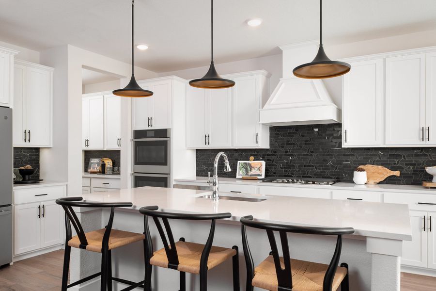 Representative furnished interior of a home built from the Owen by Tri Pointe Homes in View at the Reserve, Mansfield (Image 3).