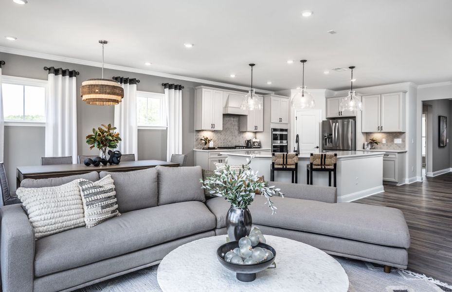 Furnished interior view inside a new home in Lewiston Meadows, Greensboro (Image 13).