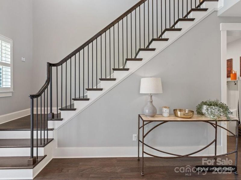 Beautiful Front Entry Staircase