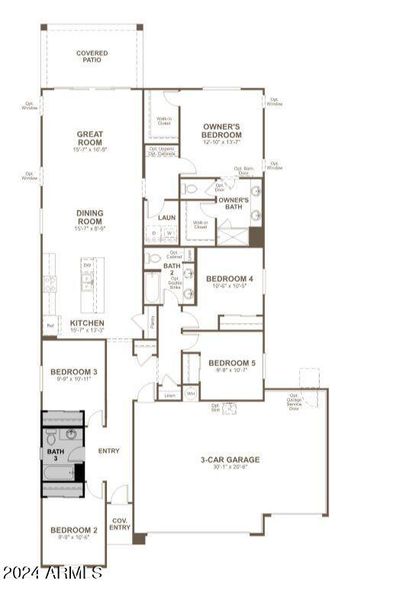 Cottonwood Ranch Lot 222 Floorplan