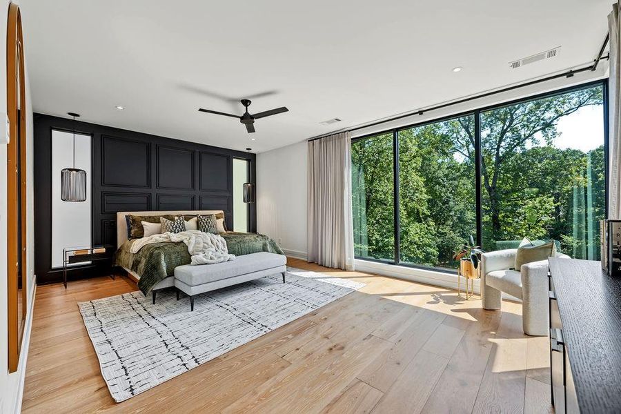 Furnished interior view inside a new home in , Atlanta (Image 10).