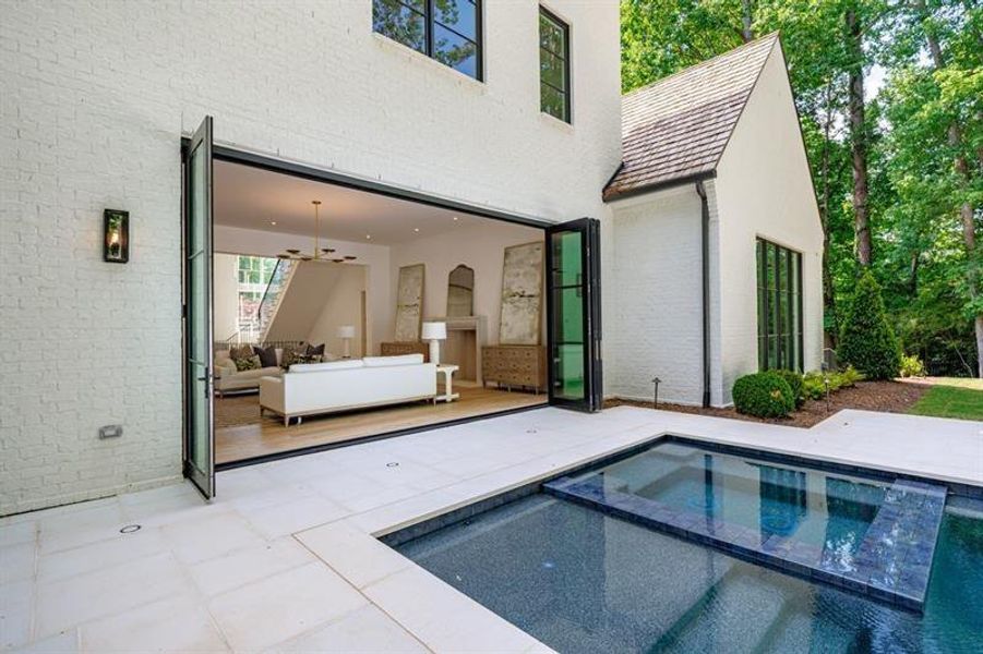 Exterior details and patio area of a home in , Atlanta (Image 44). Exterior details and patio area of a home in , Atlanta (Image 44).