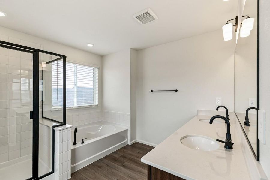 Furnished interior view inside a new home in Bennett Crossing Reserve, Bennett (Image 7).
