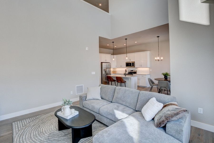 Representative furnished interior of a home built from the The Addison 2 by Landmark Homes in Highlands at Fox Hill, Longmont (Image 6). Representative furnished interior of a home built from the The Addison 2 by Landmark Homes in Highlands at Fox Hill, Longmont (Image 6).