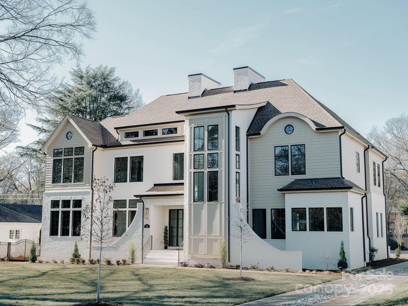 Front exterior of a new home in , Charlotte, NC, highlighting curb appeal (Image 27).