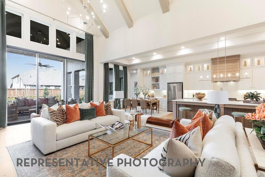Furnished interior view inside a new home in Elyson, Katy (Image 15). Furnished interior view inside a new home in Elyson, Katy (Image 15).
