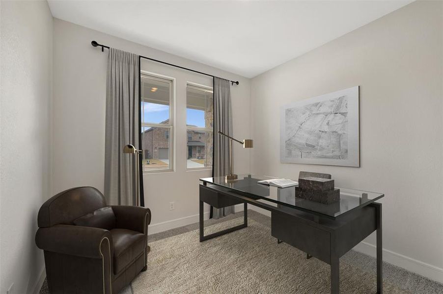 Furnished interior view inside a new home in Gateway Parks, Forney (Image 11).