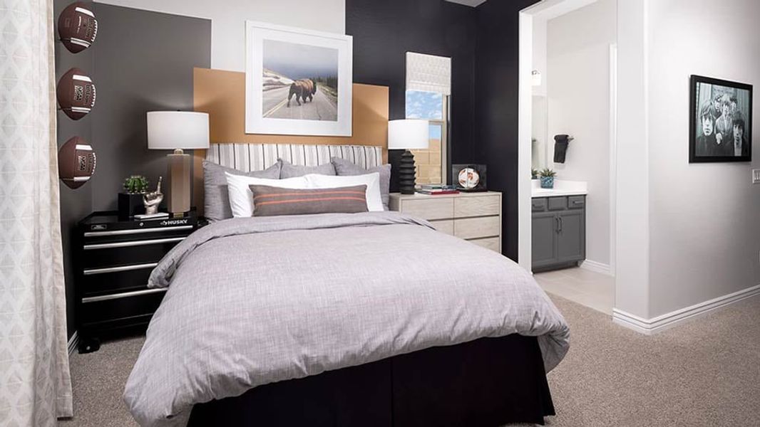 Representative furnished interior of a home built from the Hillary by Taylor Morrison in Combs Ranch, Queen Creek (Image 14).