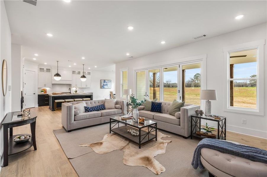 Furnished interior view inside a new home in , Alpharetta (Image 43). Furnished interior view inside a new home in , Alpharetta (Image 43).