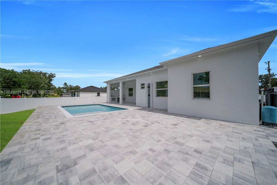 Exterior details and patio area of a home in , Lehigh Acres (Image 28). Exterior details and patio area of a home in , Lehigh Acres (Image 28).