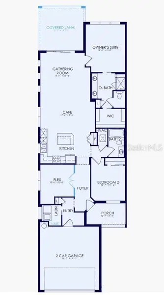 2D floor plan layout of this home in Legacy Groves, Nokomis, FL (Image 3). 2D floor plan layout of this home in Legacy Groves, Nokomis, FL (Image 3).