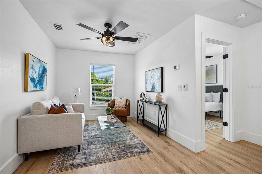 Furnished interior view inside a new home in , Tampa (Image 52).