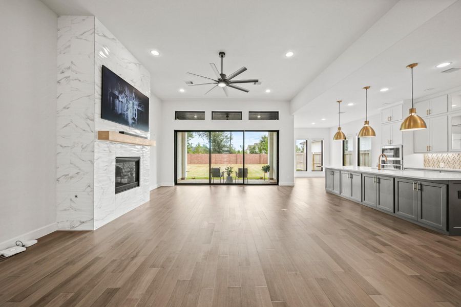 The heart of this home is the living and kitchen area! The heart of this home is the living and kitchen area!