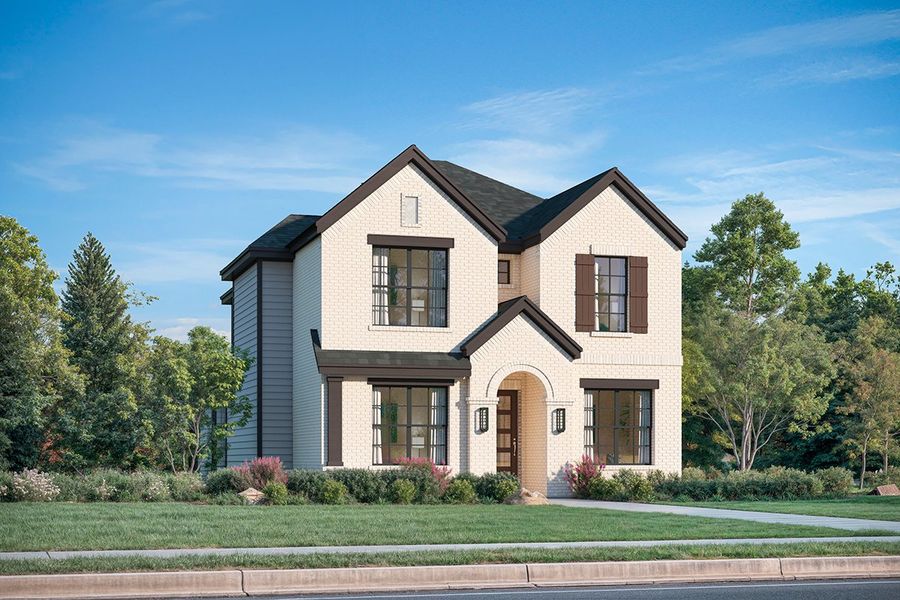 Front exterior of a home in the Enclave 35s community, located in Frisco, TX (Image 16).