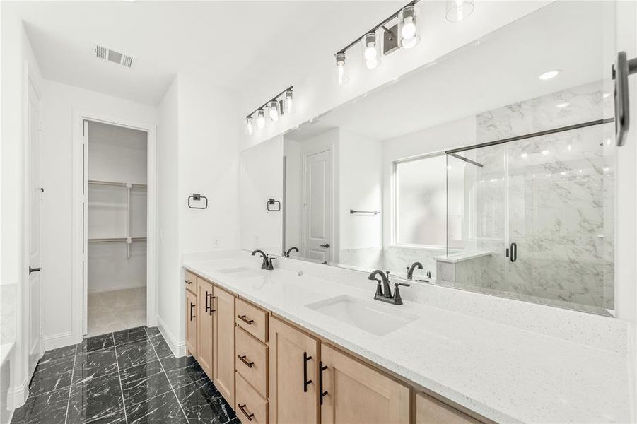 Furnished interior view inside a new home in Willow Wood, McKinney (Image 10).