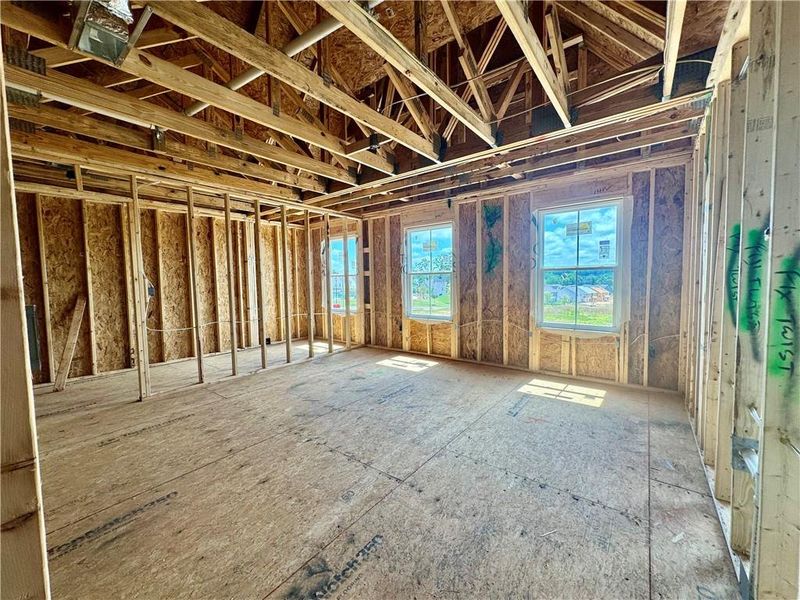 In-progress construction of a new home in Eastlyn Crossing, Flowery Branch, GA (Image 14). In-progress construction of a new home in Eastlyn Crossing, Flowery Branch, GA (Image 14).