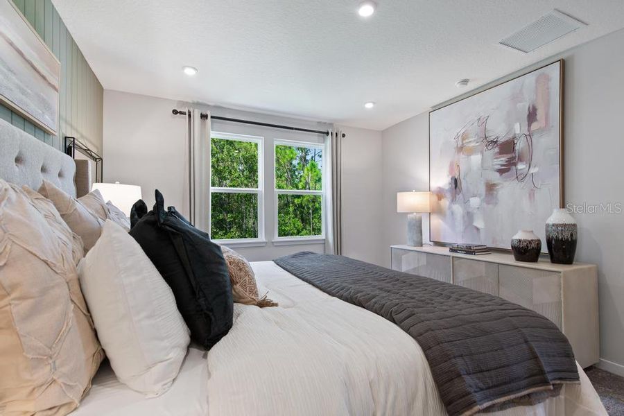 Furnished interior view inside a new home in Seminole Palms, Palm Coast (Image 10).