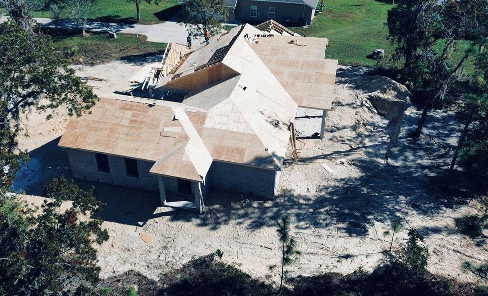 In-progress construction of a new home in , Wildwood, FL (Image 27).
