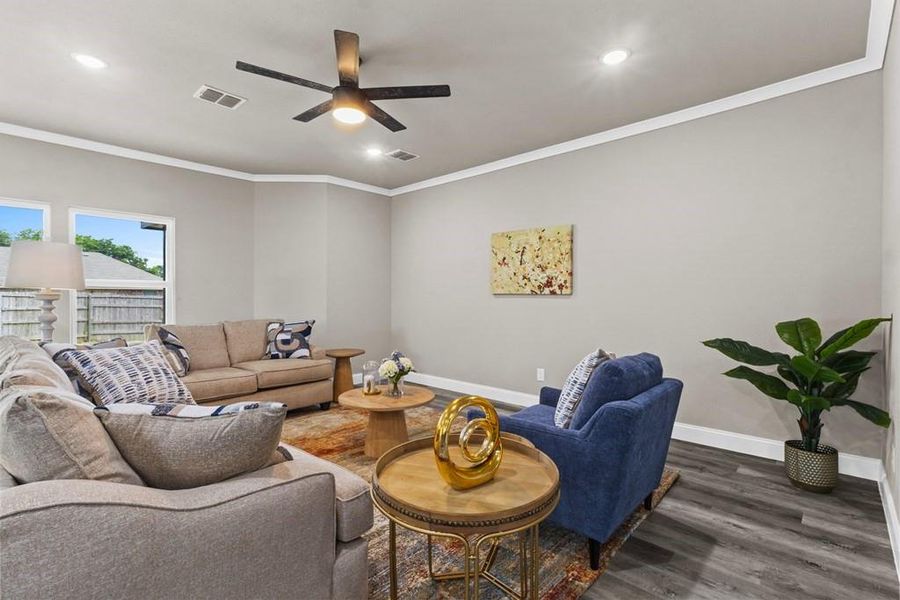 Furnished interior view inside a new home in , Kaufman (Image 13).