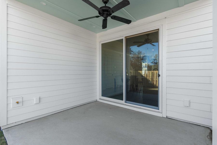 Exterior details and patio area of a home in , Johns Island (Image 36).