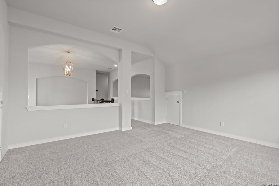 Spacious, unfurnished interior of a new home in Megan's Landing, Castroville (Image 19). Spacious, unfurnished interior of a new home in Megan's Landing, Castroville (Image 19).