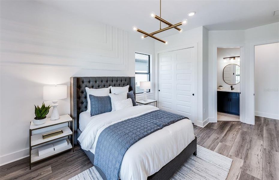 Furnished interior view inside a new home in , Bradenton (Image 23).