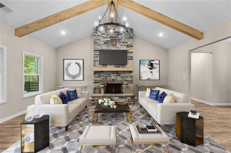 Furnished interior view inside a new home in Liberty Station, Bremen (Image 14).