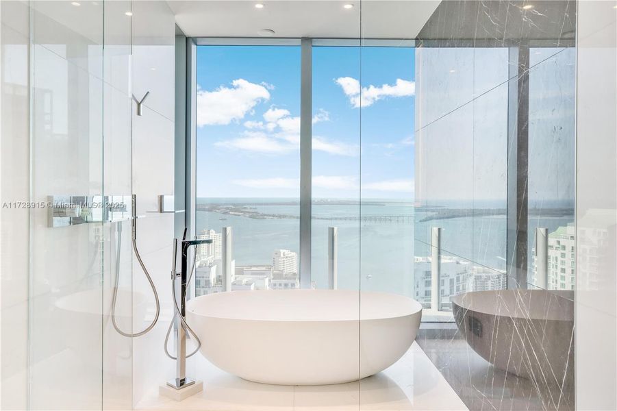 Furnished interior view inside a new home in Aston Martin Residences, Miami (Image 5). Furnished interior view inside a new home in Aston Martin Residences, Miami (Image 5).