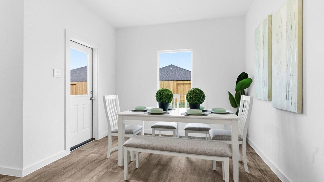 *Elevations, exterior/ interior colors, options, available upgrades that require an additional charge, and standard features will vary in each community and subject change without notice.