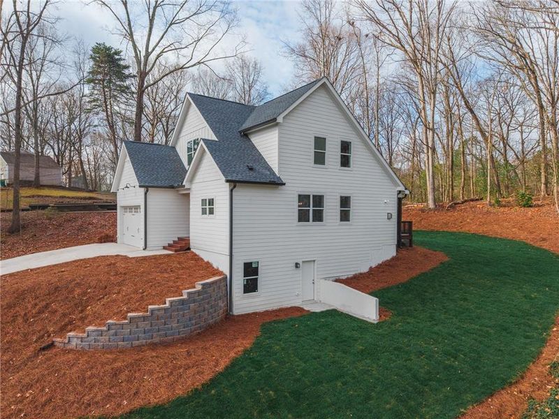 Exterior details and patio area of a home in , Woodstock (Image 21).