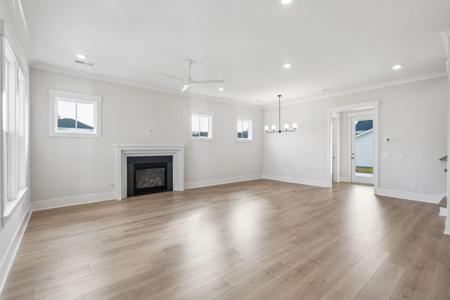Spacious, unfurnished interior of a new home in Nexton, Summerville (Image 11). Spacious, unfurnished interior of a new home in Nexton, Summerville (Image 11).