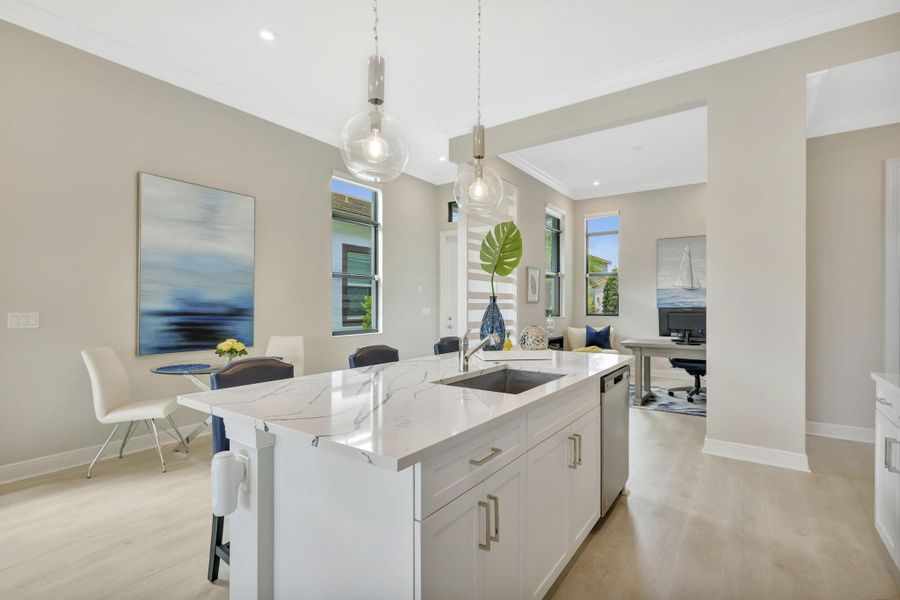 Furnished interior view inside a new home in , Port St. Lucie (Image 41).