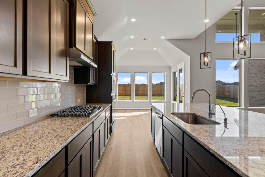 Furnished interior view inside a new home in The Meadows at Imperial Oaks 60', Conroe (Image 13).