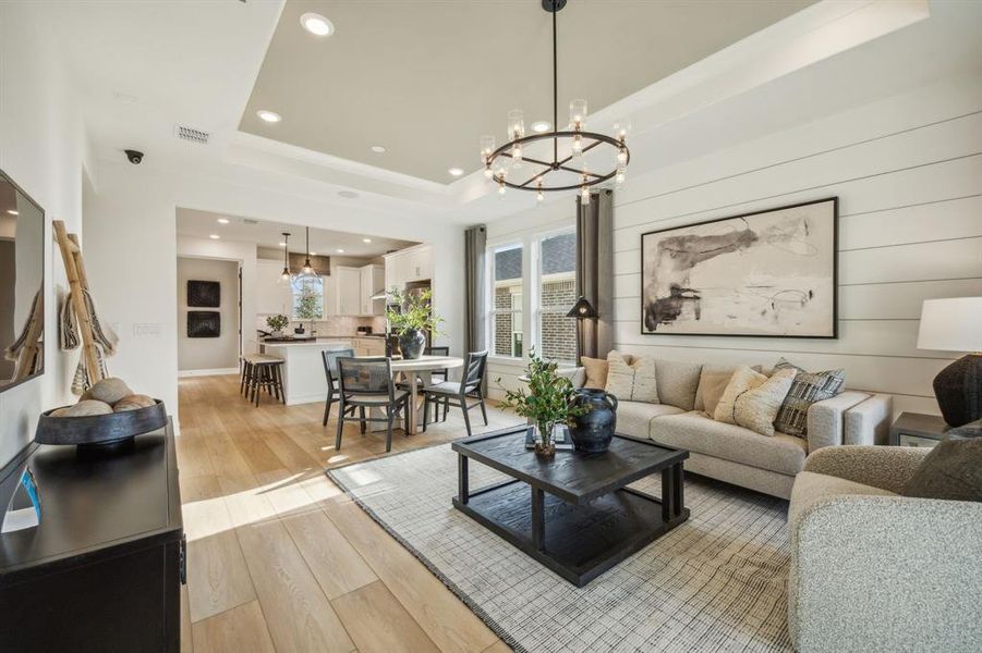 *Model Representation - Open concept throughout main living areas