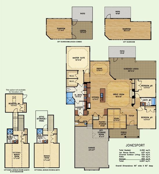 Jonesport, Floor Plan