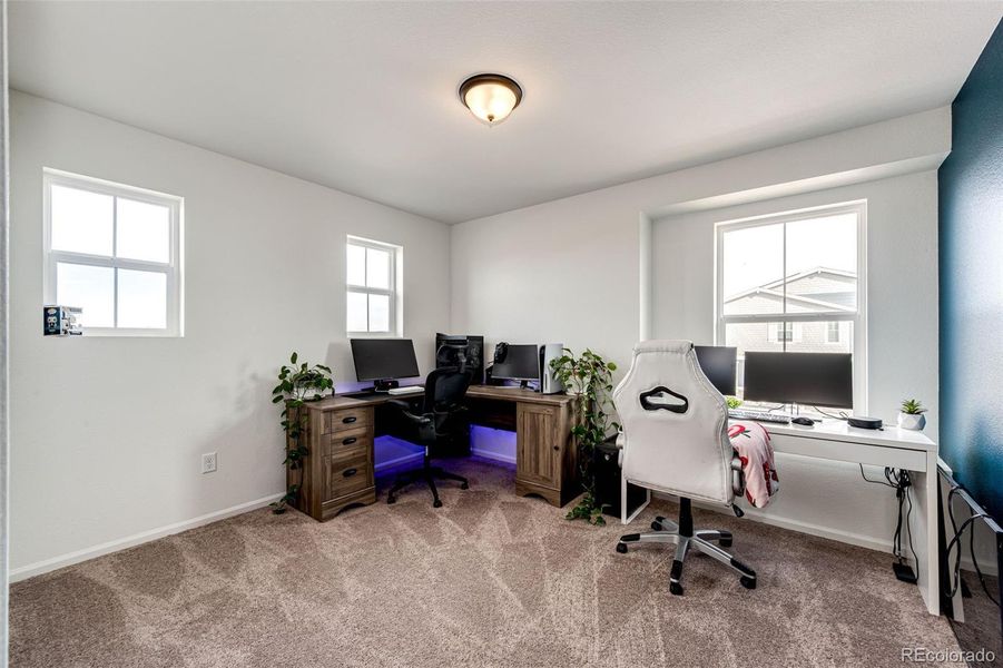 Furnished interior view inside a new home in Painted Prairie, Aurora (Image 28).