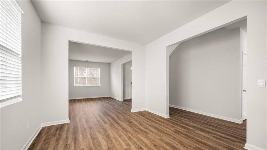 Spacious, unfurnished interior of a new home in Oakchase at Hampton, Hampton (Image 10).