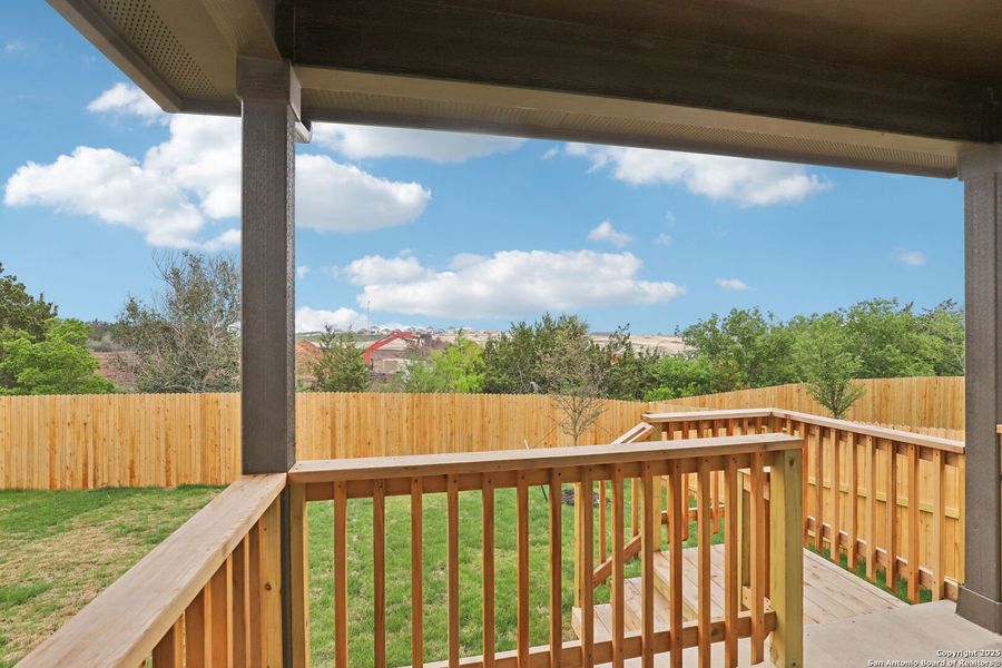 Exterior details and patio area of a home in , Cibolo (Image 4).
