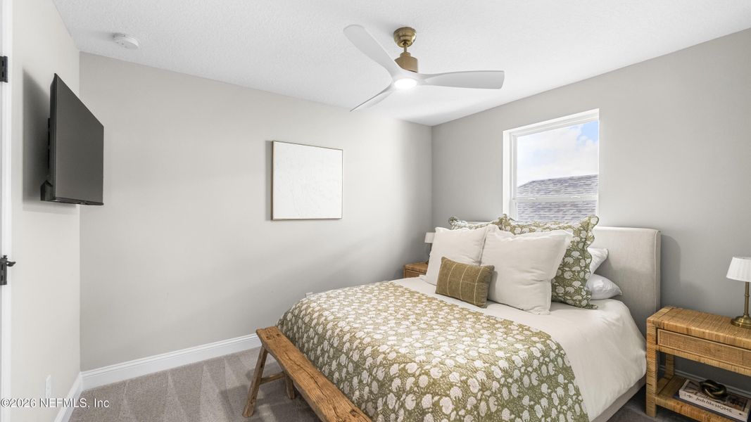 Furnished interior view inside a new home in Settler's Landing at Nocatee, Ponte Vedra (Image 10).