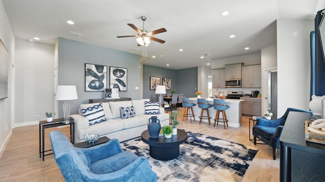 Furnished interior view inside a new home in Treeline, Justin (Image 18).