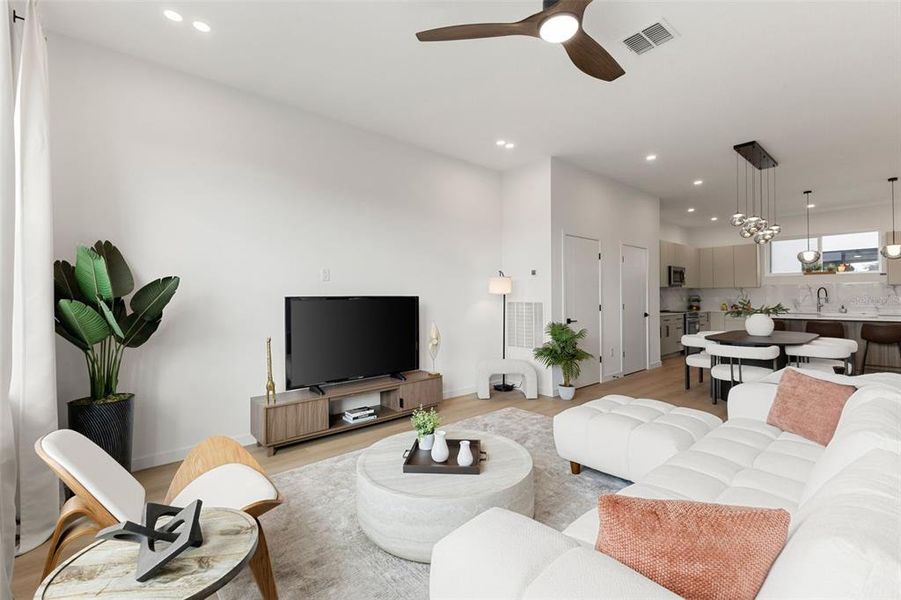 Furnished interior view inside a new home in , St. Petersburg (Image 7). Furnished interior view inside a new home in , St. Petersburg (Image 7).