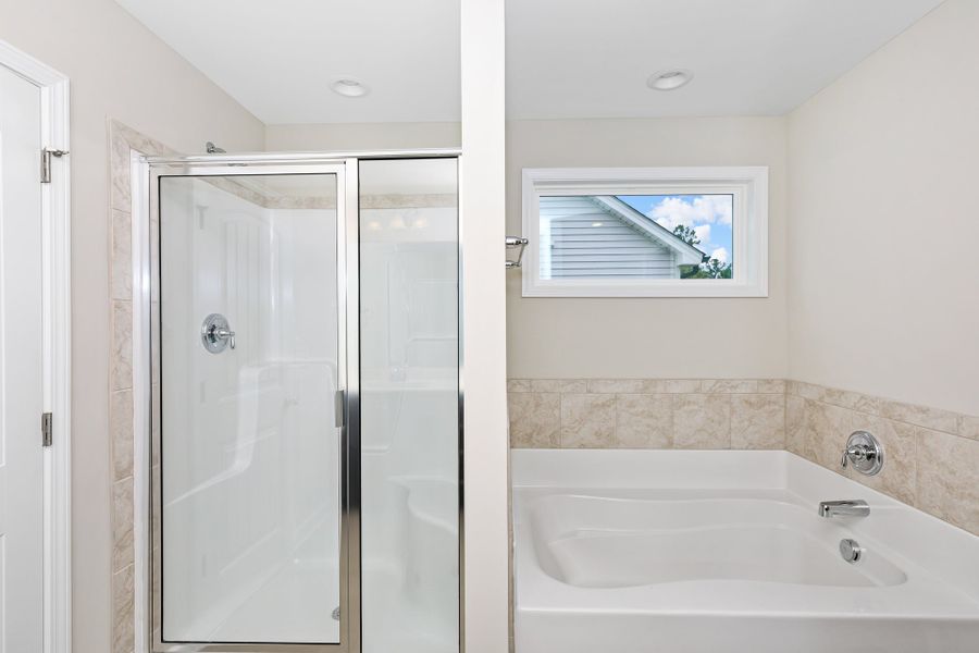 Representative furnished interior of a home built from the Drayton by Caviness & Cates Communities in Maggie Way, Wendell (Image 41).