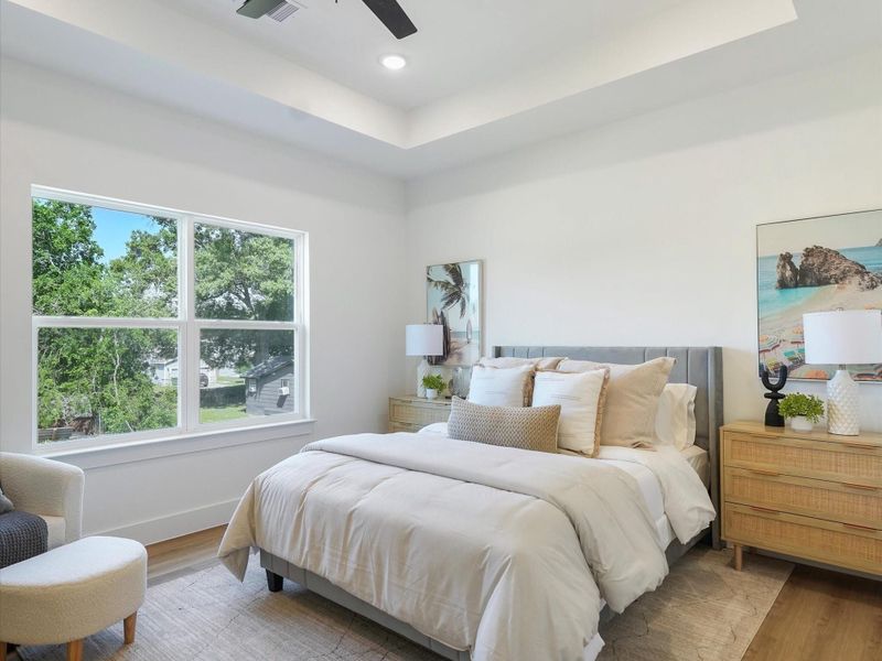 Furnished interior view inside a new home in , Houston (Image 16).