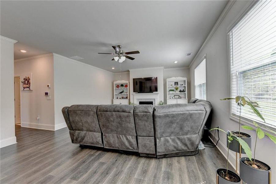 Furnished interior view inside a new home in , Cumming (Image 12). Furnished interior view inside a new home in , Cumming (Image 12).