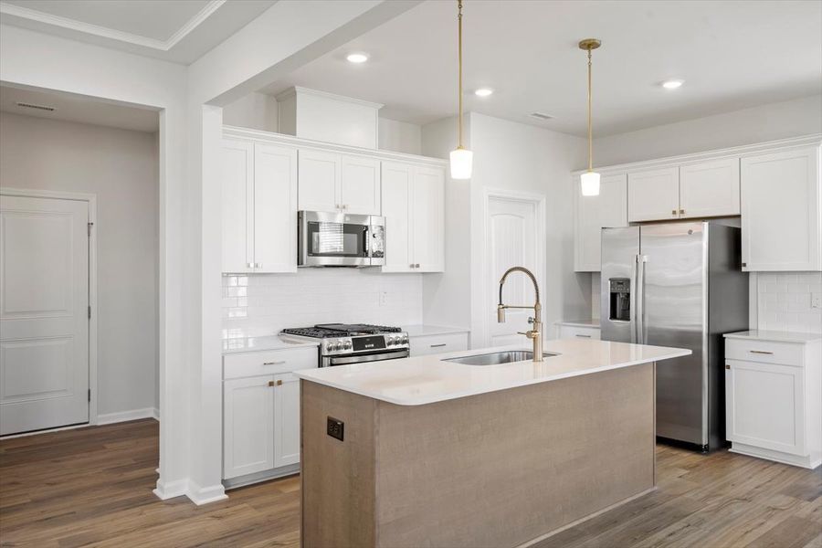 Furnished interior view inside a new home in Sweetbrier, Durham (Image 9).