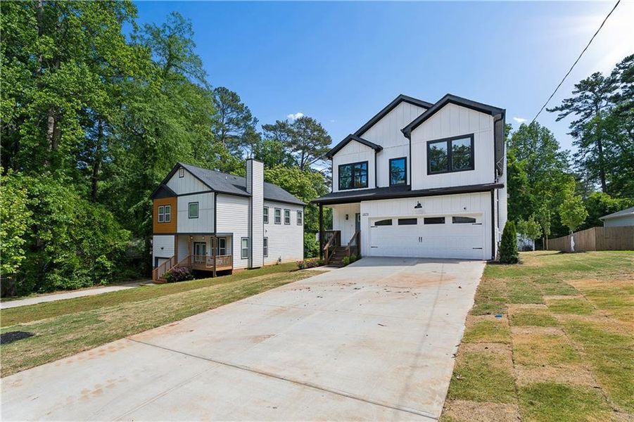 Front exterior of a new home in , Decatur, GA, highlighting curb appeal (Image 25).