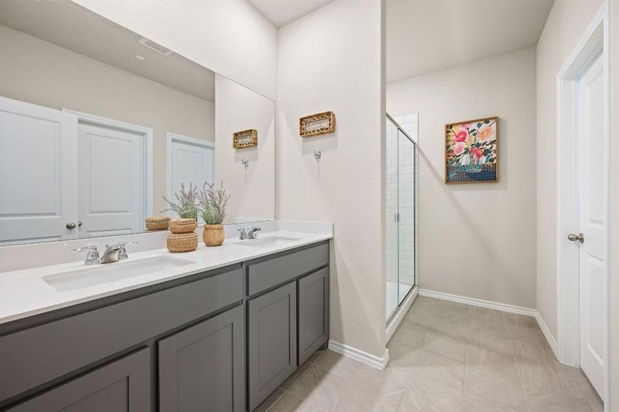 Furnished interior view inside a new home in , Fort Worth (Image 25).