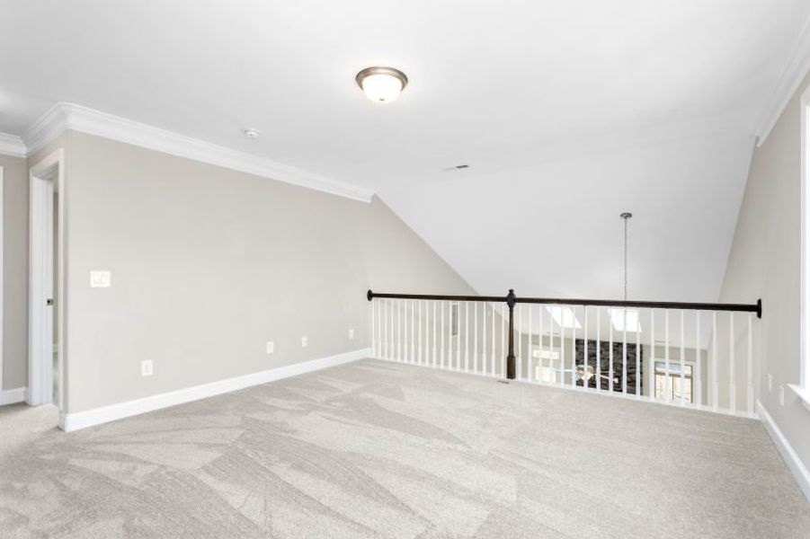 Representative unfurnished interior of a home built from the Greenwich by Keystone Homes NC in Northborough, Colfax (Image 66). Representative unfurnished interior of a home built from the Greenwich by Keystone Homes NC in Northborough, Colfax (Image 66).