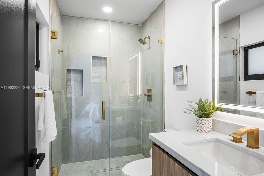 Furnished interior view inside a new home in , Miami (Image 8). Furnished interior view inside a new home in , Miami (Image 8).